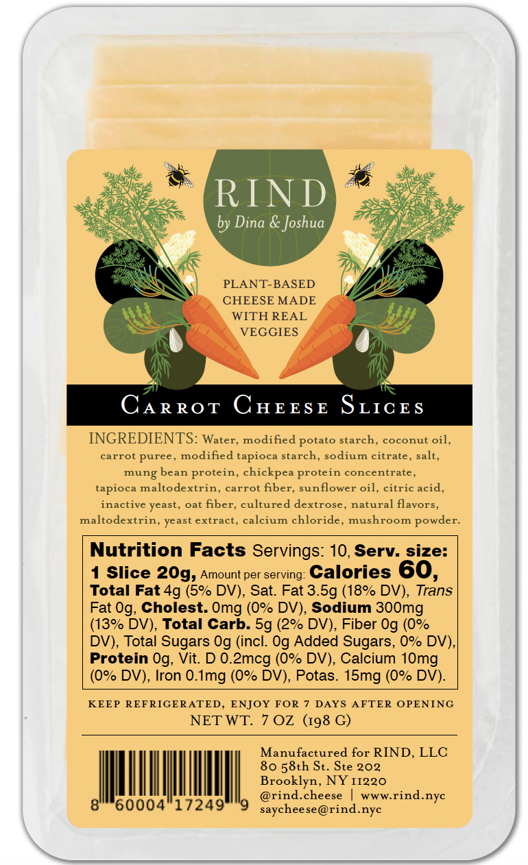 Carrot Cheese Slices